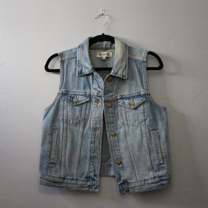 Light Wash Madewell Denim Vest